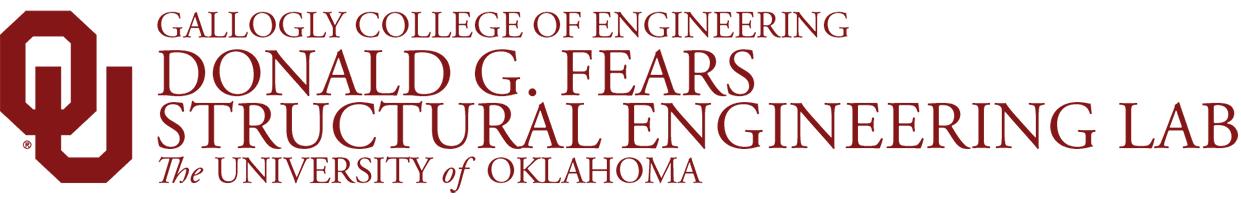 Interlocking O U, Gallogly College of Engineering, Donald G. Fears Structural Engineering Lab, The University of Oklahoma website wordmark.