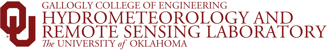 Interlocking O U, Gallogly College of Engineering, Hydrometeorology and Remote Sensing Laboratory, The University of Oklahoma website wordmark.