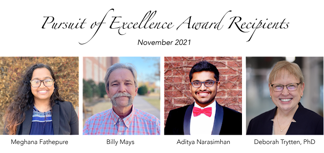 Pursuit of Excellence Award Winners