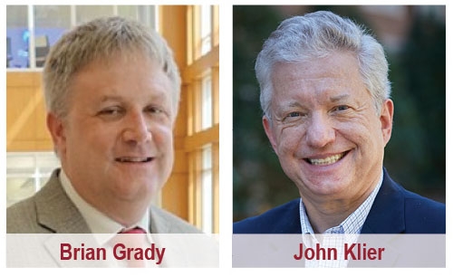 Dr. Brian Grady and Dean John Klier