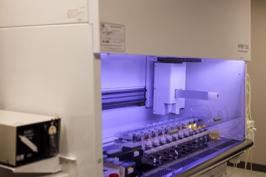 AMBR 250 High Throughput machine.