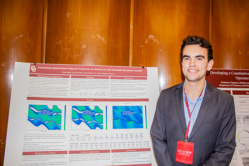 Caleb Butler and their research titled "Determining Optimal Kinetic Impactor Trajectories for Rendezvous with Potentially Hazardous Asteroids"
