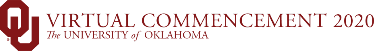OU Virtual Commencement 2020, The University of Oklahoma website wordmark