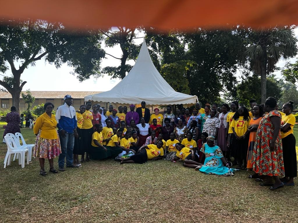 A group photo of women after a conference