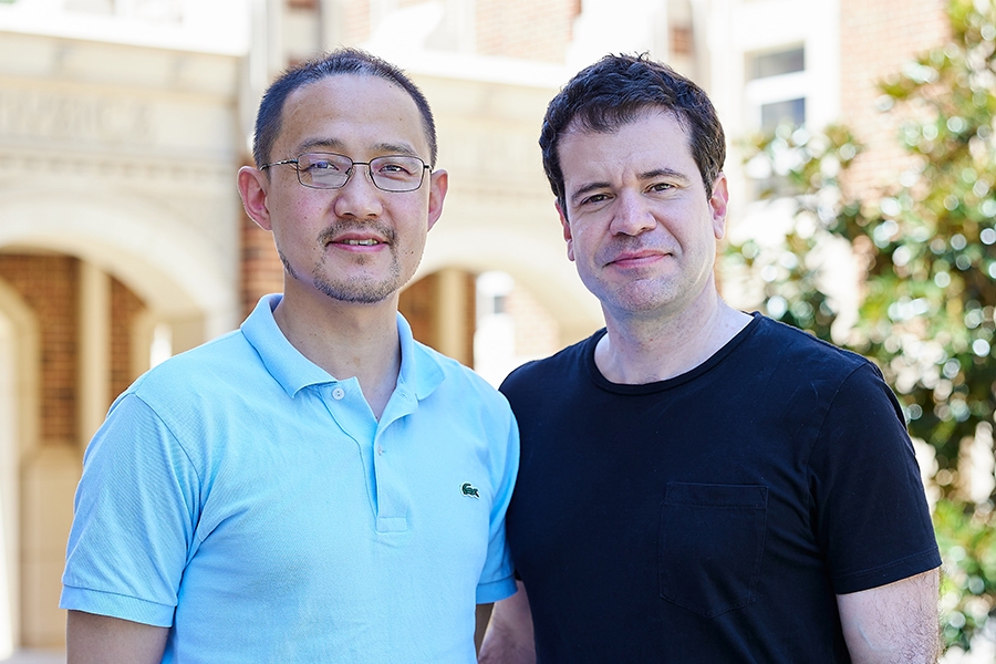 Bruno Uchoa, right, and Hong-yi Xie