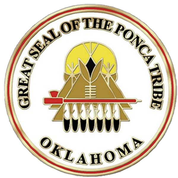 Ponca Tribe of Indians of Oklahoma seal.