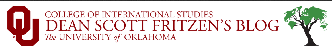 College of International studies Dean Scott Fritzen's Blog, University of Oklahoma logo