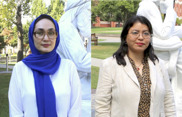 Husnia Hazara and Mehri Rezaee