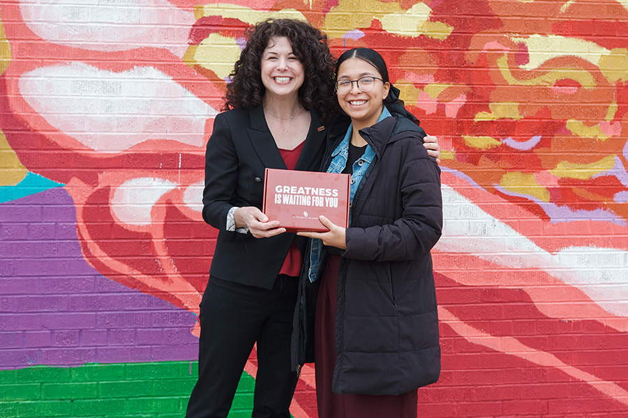 OU-Tulsa admissions box delivery.