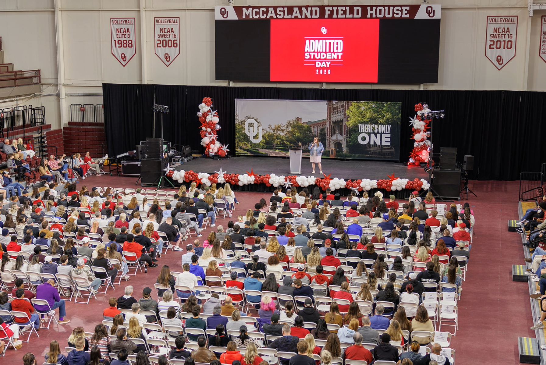 Admitted Student Day presentation.