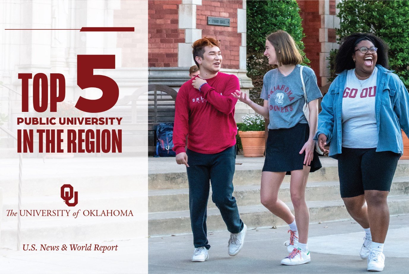 Top 5 Public University in the Region The University of Oklahoma U.S. News & World Report