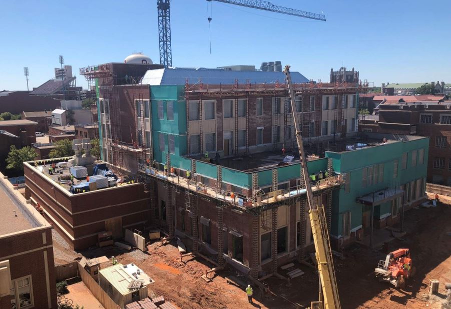 Gallogly Hall under construction