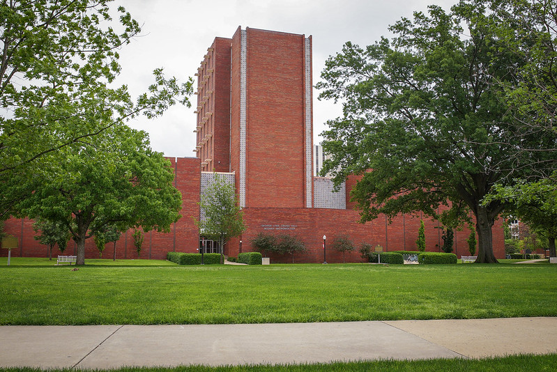 George Lynn Cross building on the University of Oklahoma campus.