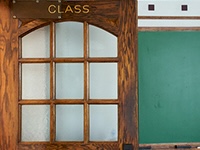 Classroom in Adams Hall.