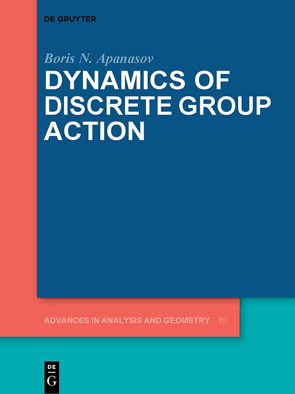 Dynamics of Discrete Group Action by Boris Apanasov book cover.