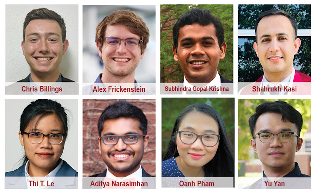 Chris Billings, Alex Frickenstein, Subhindra Gopal Krishna, Shahrukh Kasi, Thi T. Le, Aditya Narasimhan, Oanh Pham and Yu Yan