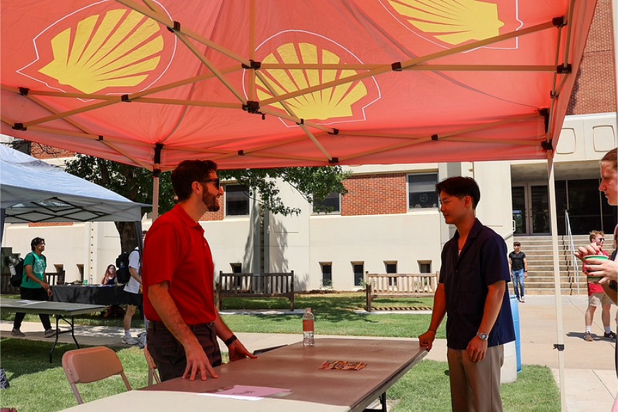 Students at Fall Fest.