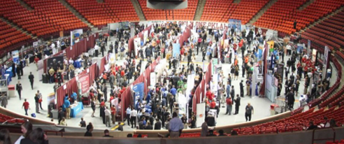 Engineering Fair in Loyd Noble Center