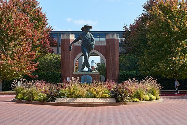 Seed Sower statue on OU Health Sciences Center campus