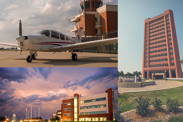 College of Atmospheric and Geographic Sciences: Aviation, National Weather Center, and Sarkey's Energy Center