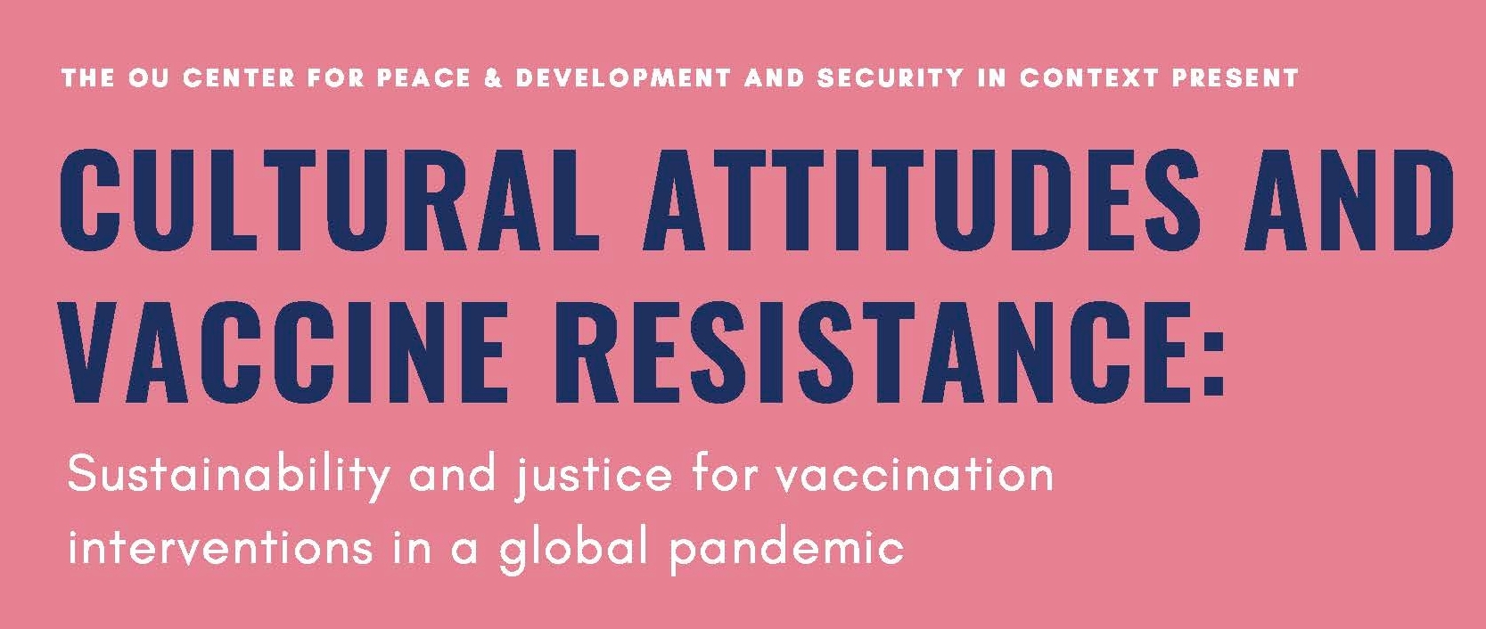 CUL TURAL ATTITUDE S ANDVACCINE RESISTANCE: TUESDAY, SEPTEMBER 28 4:30 - 5:30 p.m. CDT via Zoom Join the webinar at https://bit.ly/39p8eM8 In this lecture, coauthors Hsieh and Kramer discuss their recently published book, Rethinking Culture in HealthCommunication: Social Interaction as Intercultural Encounters , and its implications for health access and sustainability.The talk will specifically explain how U.S. cultural attitudes (i.e., perspectival, hypertrophic individualism) is notsustainable in the times of a pandemic before examining how an integral approach to health and culture may providesolutions. Integral approaches may have implications beyond public health and into issues of sustainability and justice.