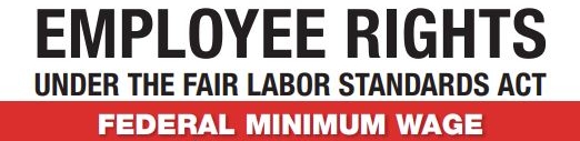 Employee Rights Under the Fair Labor Standards Act: Federal Minimum Wage document header.