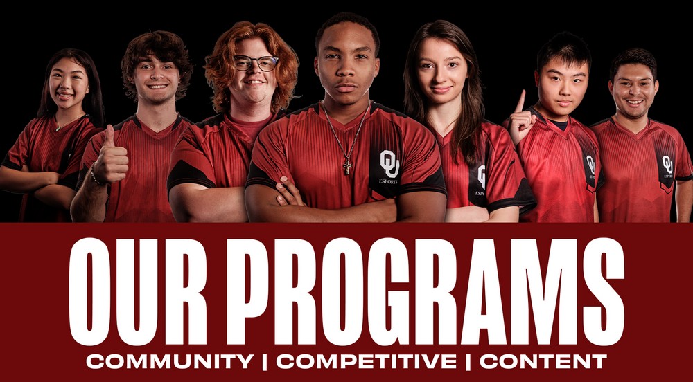 Student montage highlight OU ECCI programs highlight community, competition, and content.