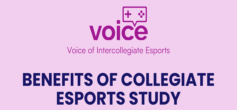 cover art for benefits of collegiate esports study document