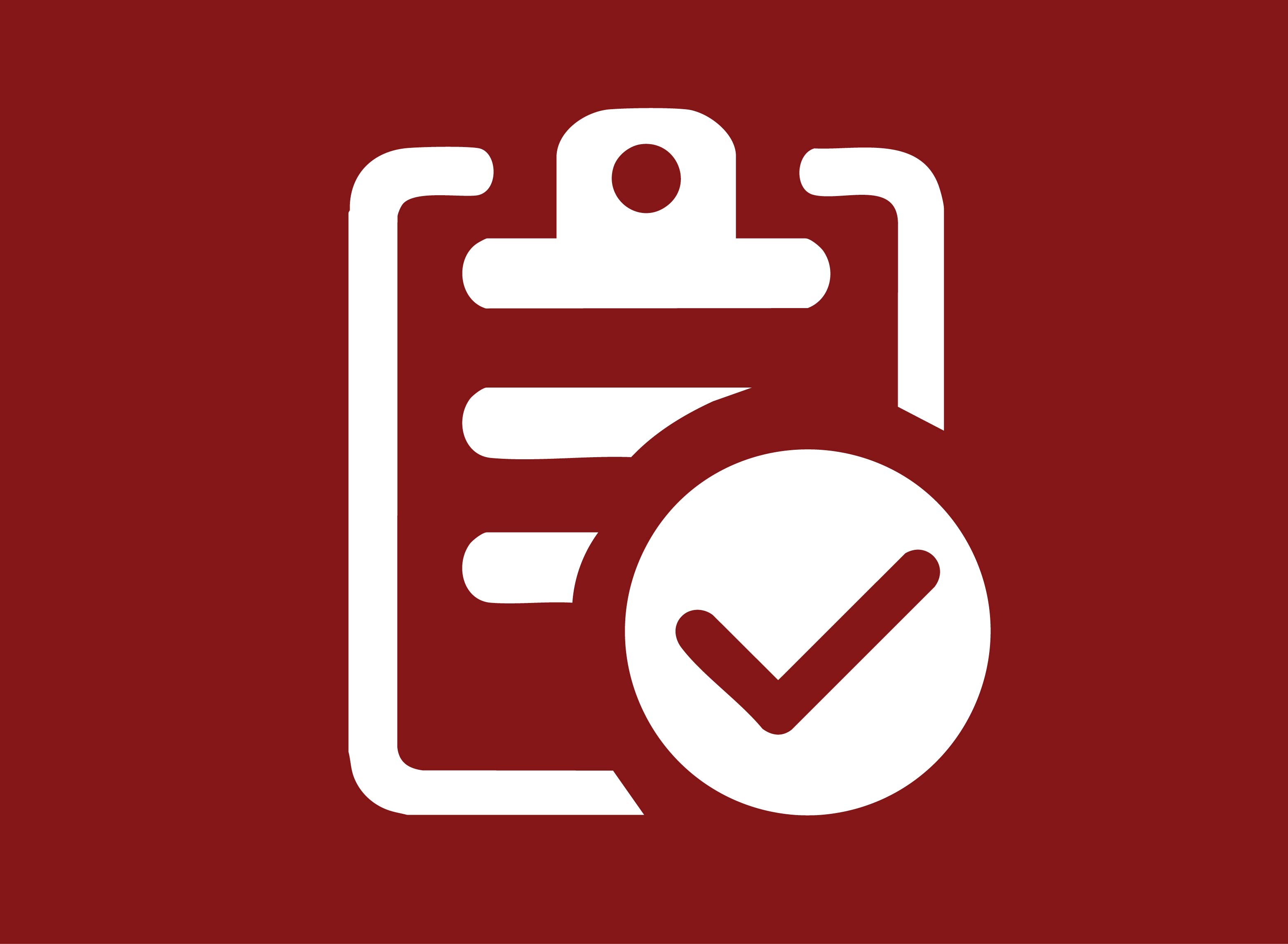 Clipboard icon with checkmark