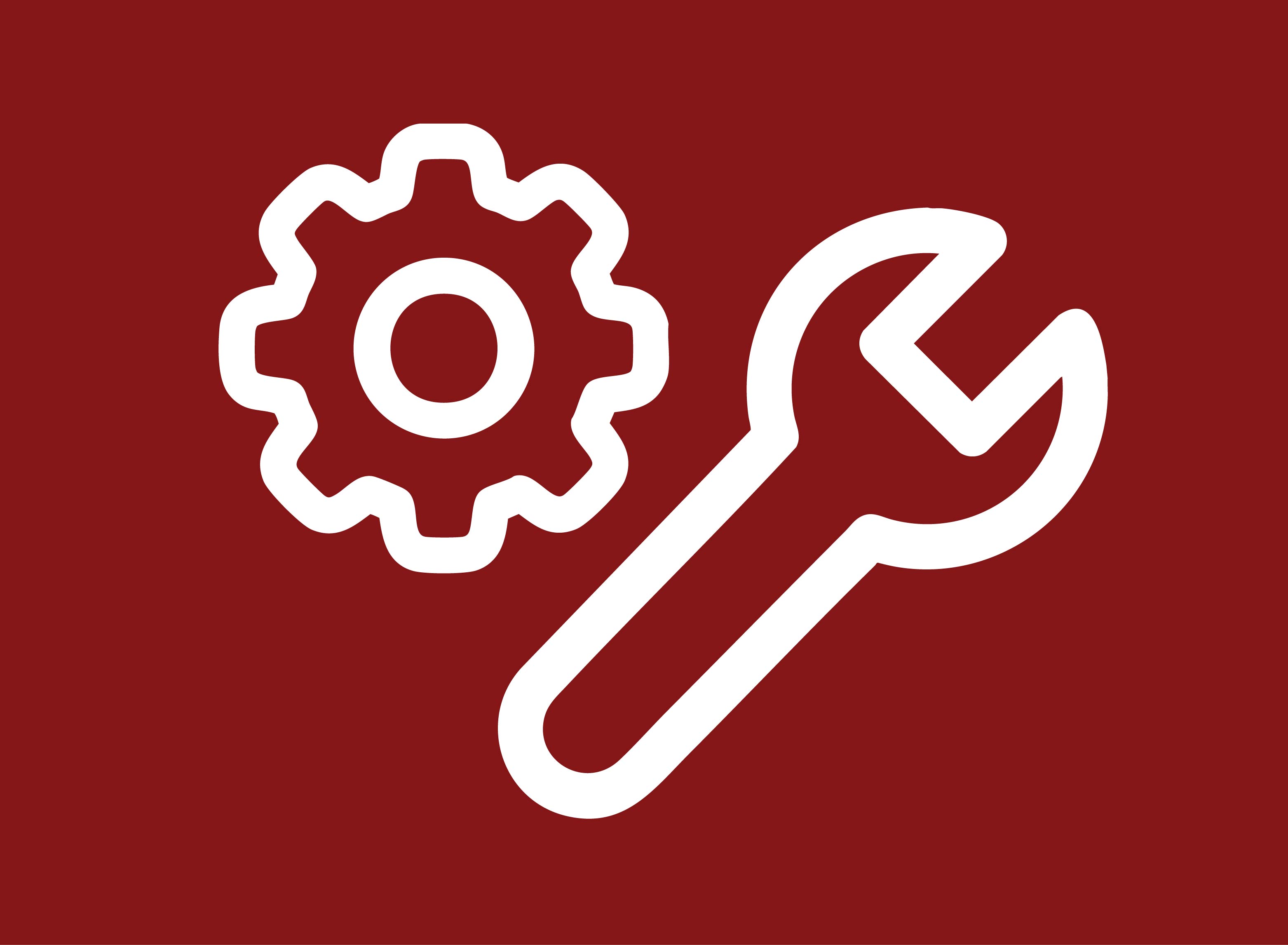 wrench and gear icon