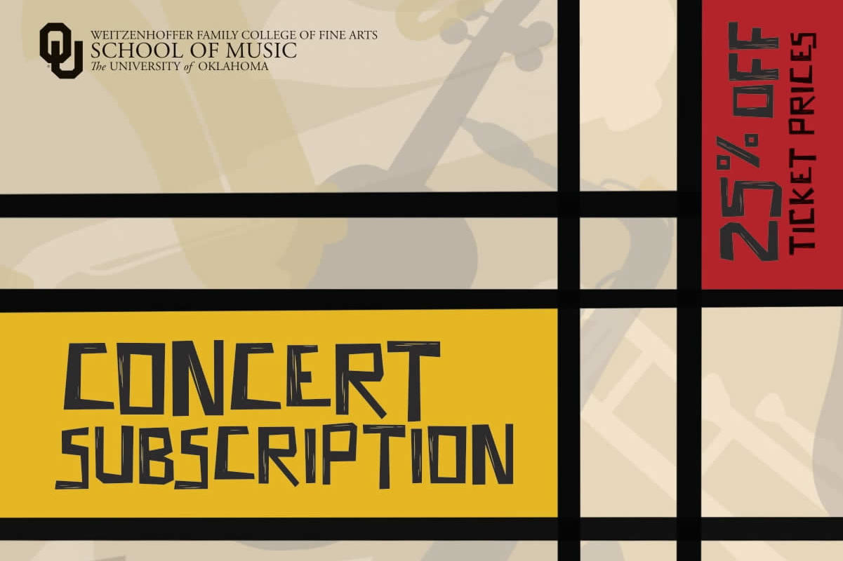 OU Concert Subscription Flyer