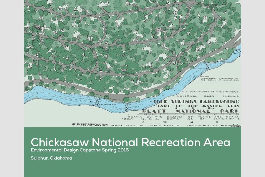 The cover of the Chickasaw National Recreation Area report.