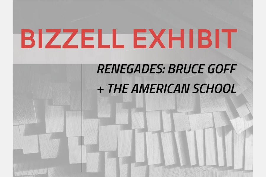 Flyer for Renegades: Bruce Goff + the American School.