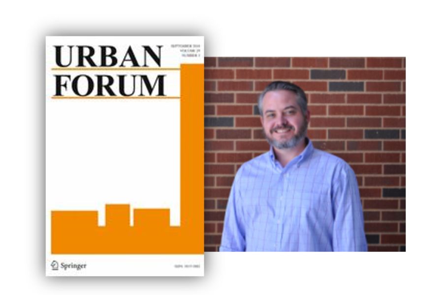 Urban Forum logo and headshot of John Harris.