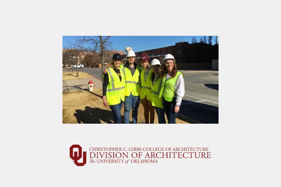 Architecture students wearing during their site visit.