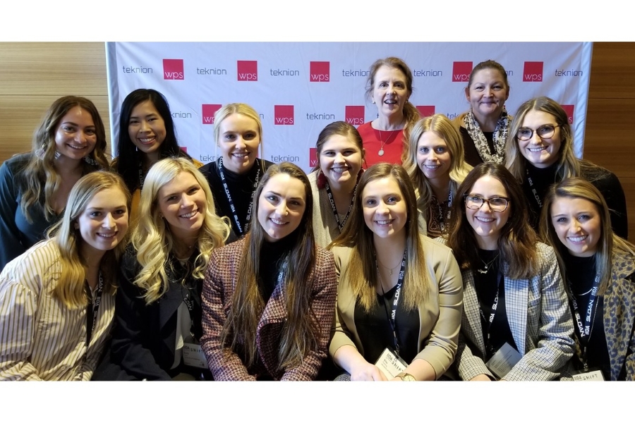 Junior and senior Interior Design students and faculty at National IIDA Conference 2020.