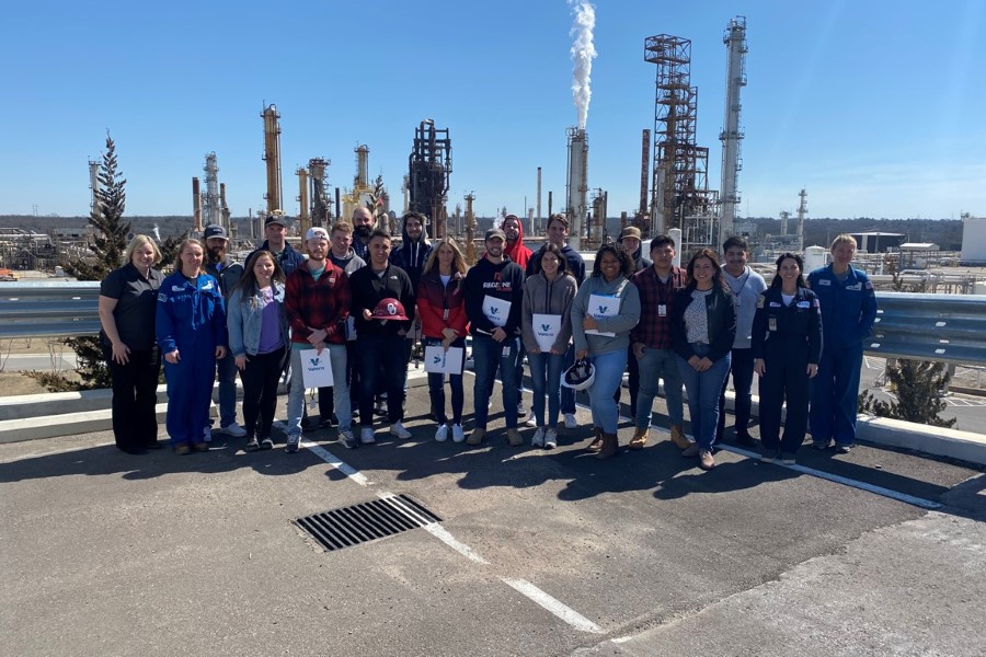 Students and Valero employees.