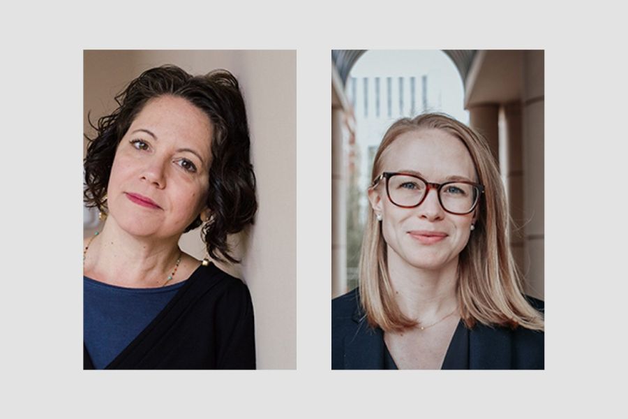 Stephanie Pilat and Angela Person.
