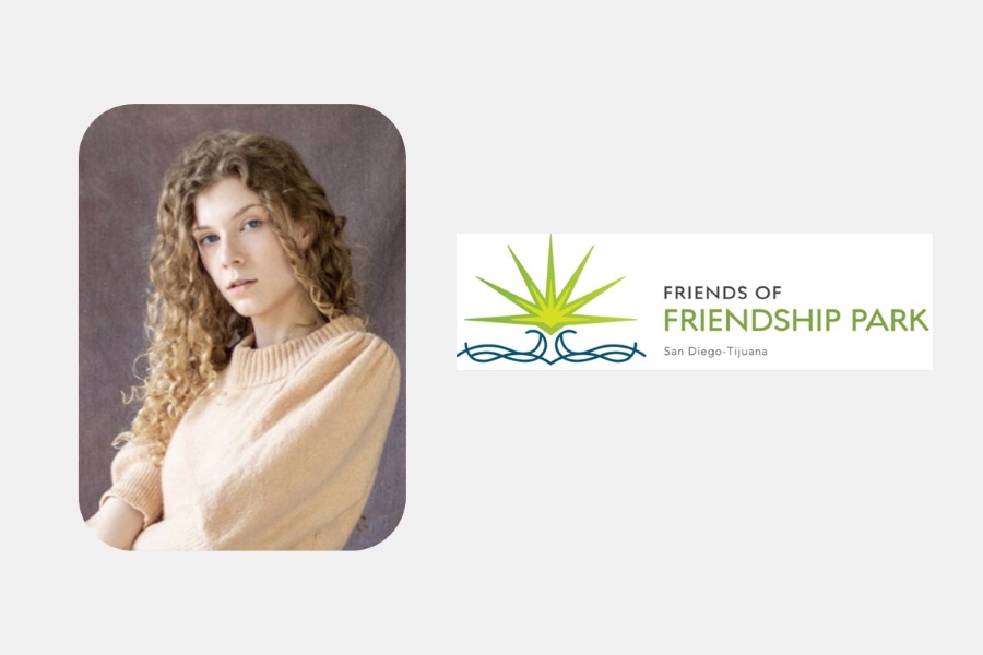 Emma Eitzen. and the Friends of Friendship Park logo. 