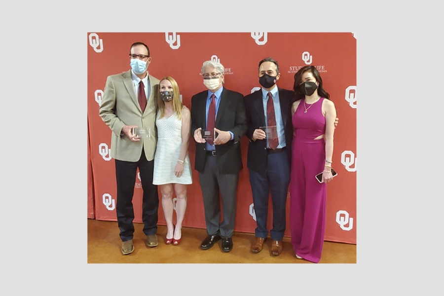 Outstanding Faculty Award winners.