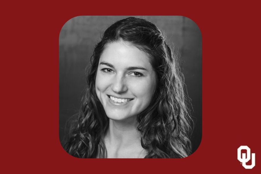 Erica Williams and the O U logo.