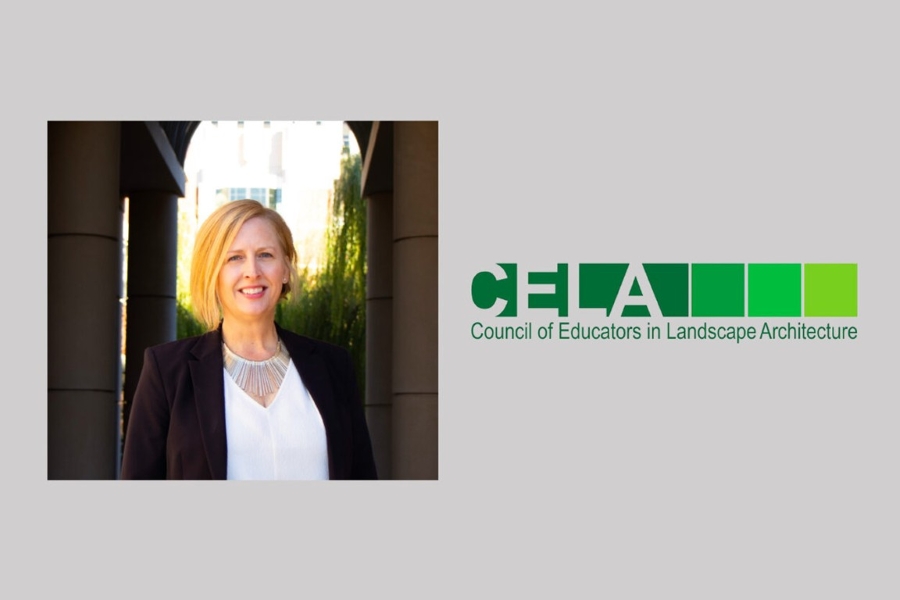 Sarah Little and the Council of Educators in Landscape Architecture logo.