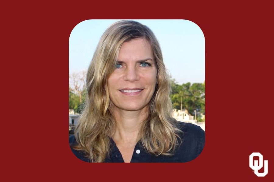 Wanda Katja Liebermann with the O U logo.