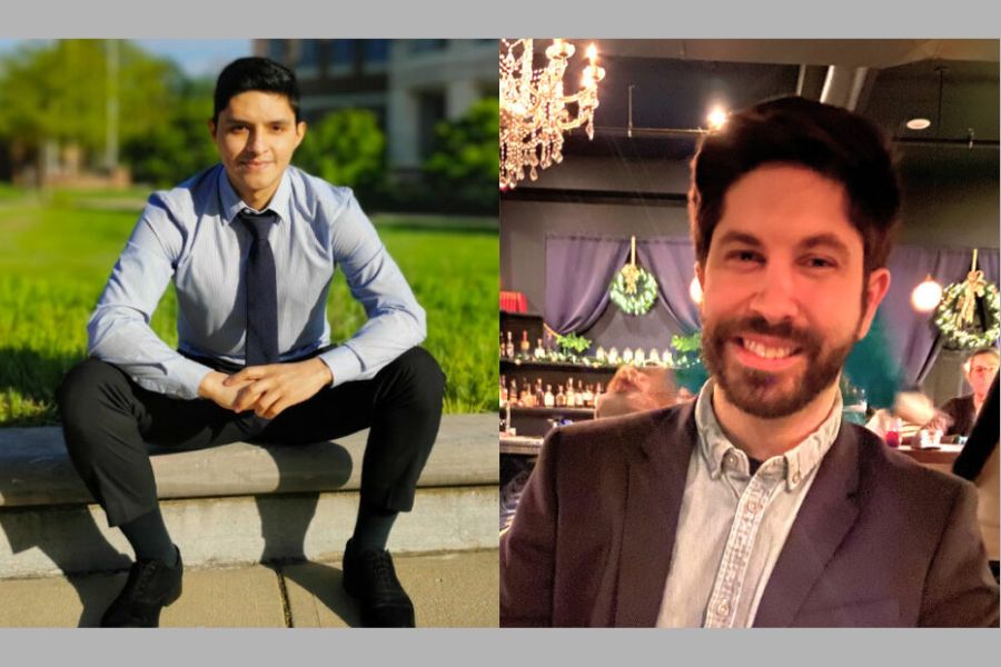 Headshots of Felipe Flores and Kyle Bowie.