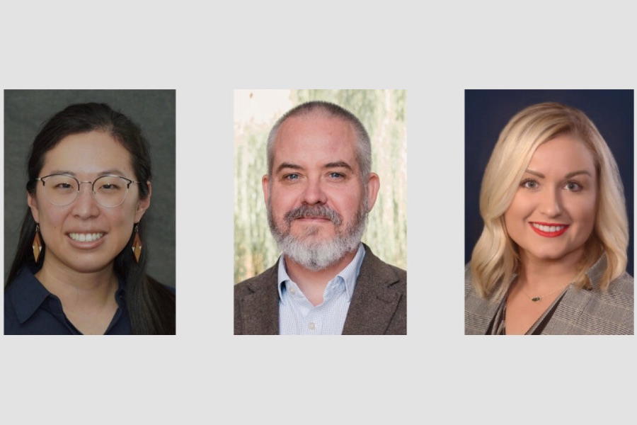 C Aujean Lee, John Harris, and Rebecca Blaine.