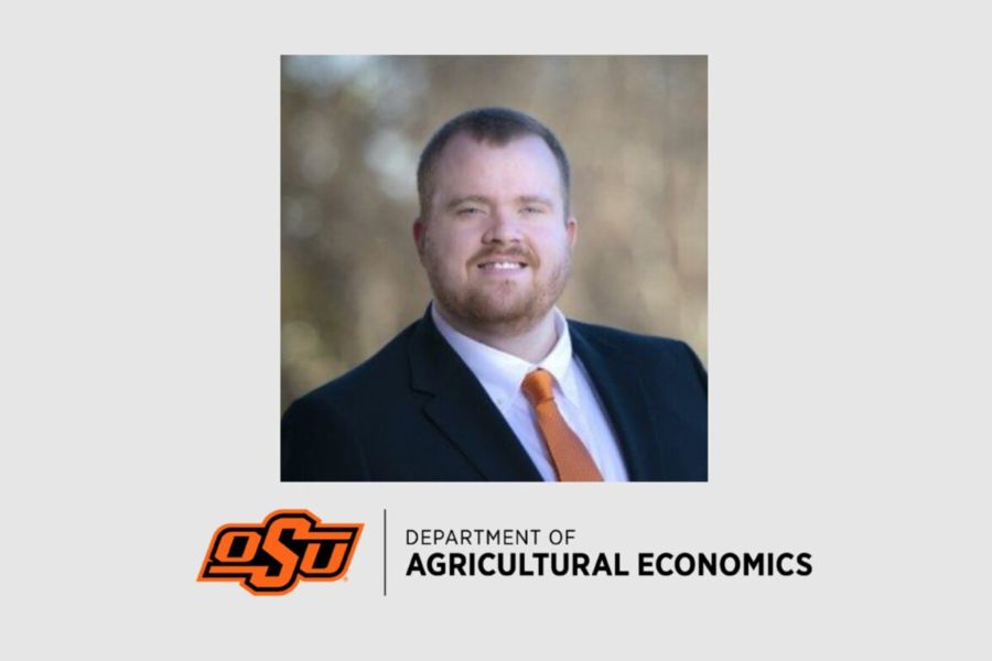 Andrew Van Leuven with the O S U Department of Agricultural Economics logo.