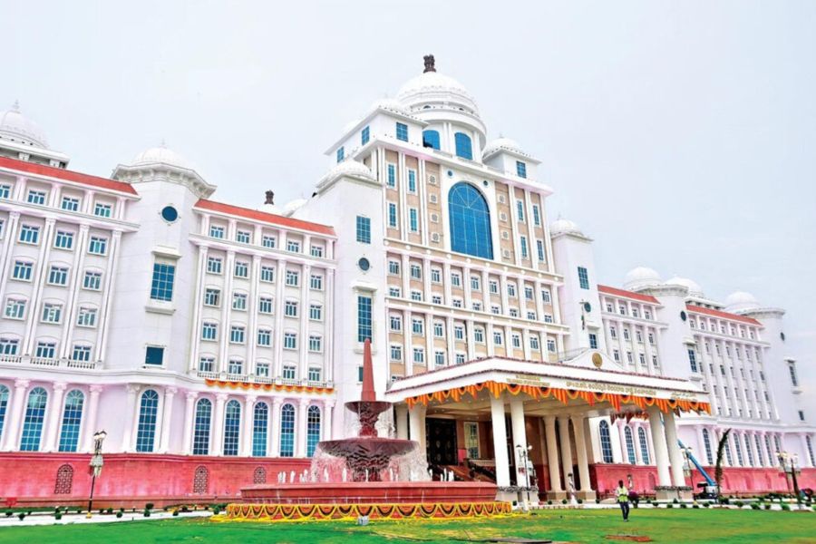 The Telangana State Secretariat building.