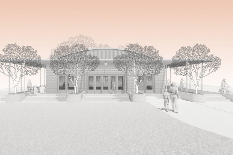 A rendering of Granger Annex by OFFICIAL.