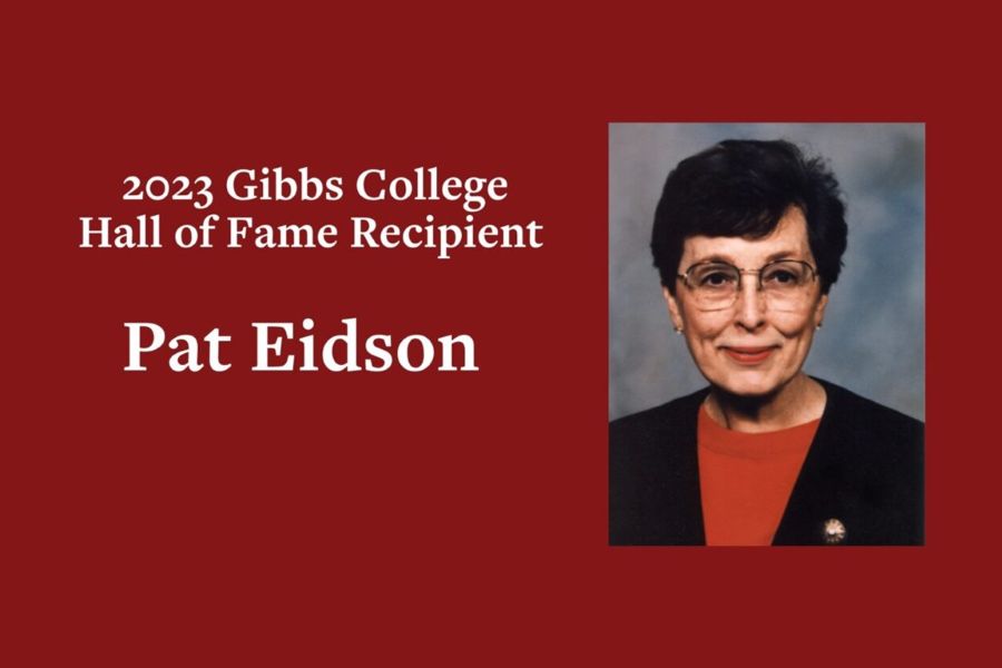 2023 Gibbs College Hall of Fame Recipient Pat Eidson.