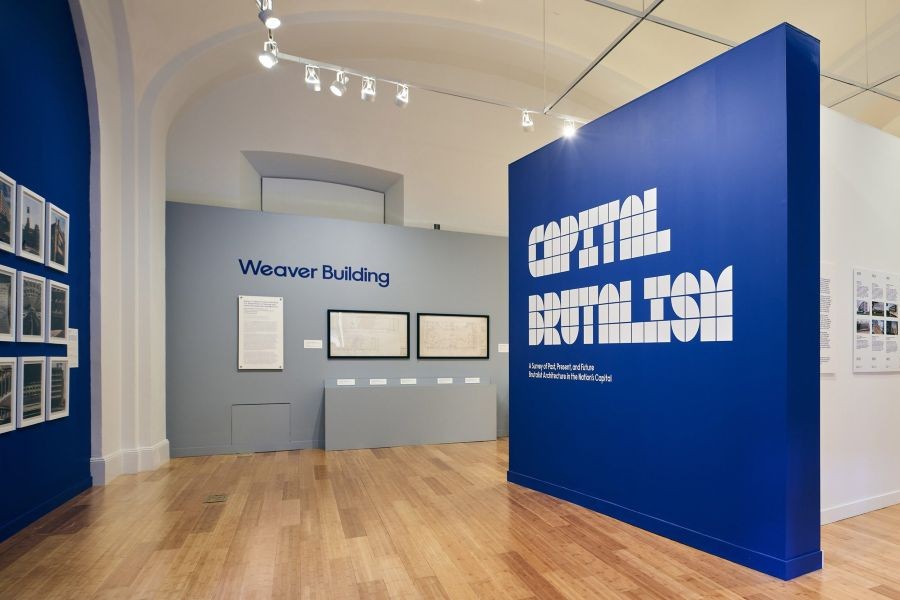 The Capital Brutalism exhibit in Washington, D C.